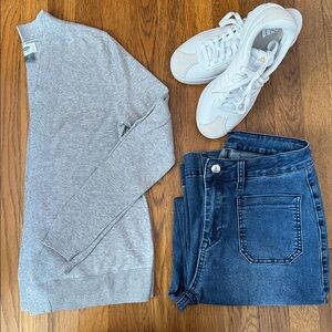 🩶Old Navy light gray open cardigan. Size XS.